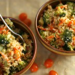 Broccoli and Quinoa Salad with Mustard Dressing