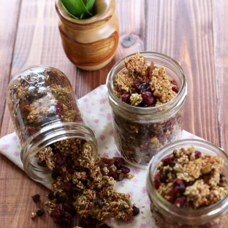 Hemp and Maple Trail Mix {Nut-Free, Gluten-Free, Vegan}
