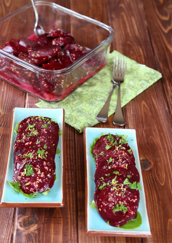 Roasted Beets with Lime Marinade