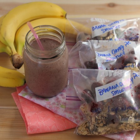 Banana Cherry Pie Smoothie in a Pack