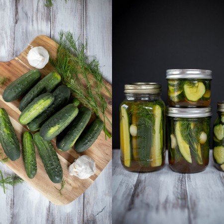 Overnight Dill Pickles