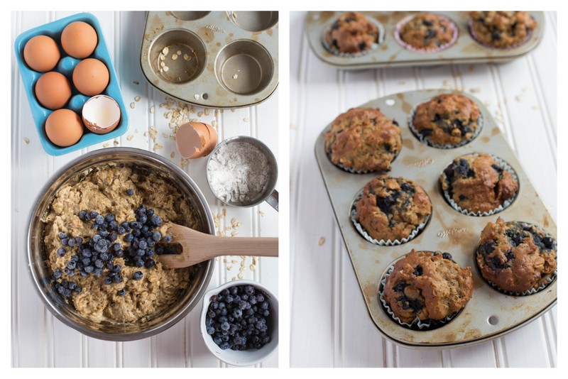 Blueberry Yogurt Muffins {Gluten-Free}