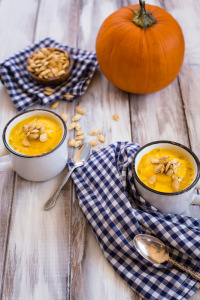 Creamy Roasted Pumpkin and Beer Soup