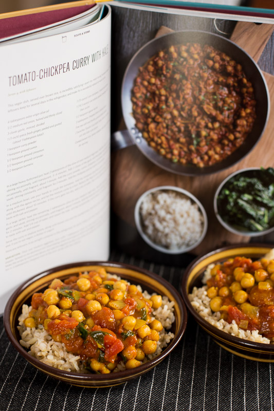 Yellow Table Cookbook Review: chickpea curry