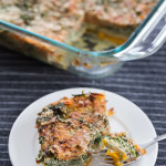 Spinach and Carrot Squares {Crustless Quiche}