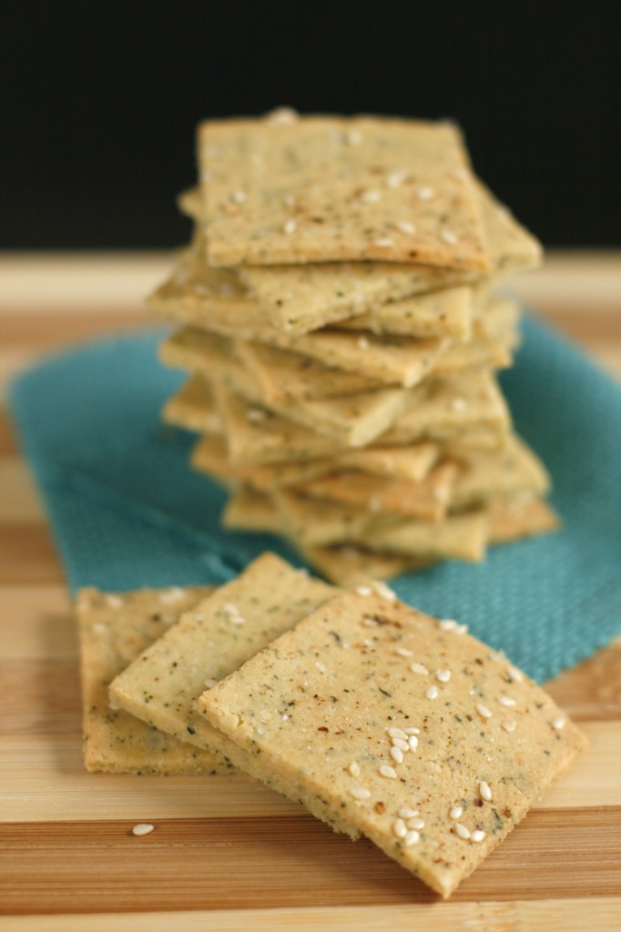 Almond and Sesame Crackers